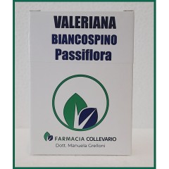 VALERIANA, BIANCOSPINO E PASSIFLORA CAPSULE VEGETALI NATURALI